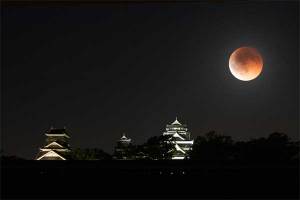 熊本で見た皆既月食（２００７．８．２８　２０：２４：１１ｐｍ）